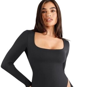 Abercrombie and Fitch Bodysuit Y2K Retro Womens S Dark Fairy Witchy Whimsigoth